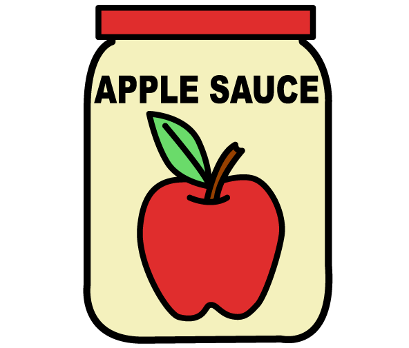 apple sauce clip art